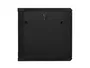 Lanberg Armario Mural Rack 19 pulgadas 12U 600x600 Negro con Puerta de Cristal