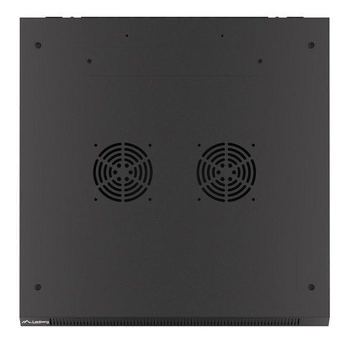 Lanberg Armario Mural Rack 19 Pulgadas 12U WF01-6612-10B Montaje en Pared 60kg IP20