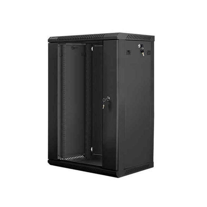 Lanberg WF01-6418-10B Armario Rack de Pared 18U Negro