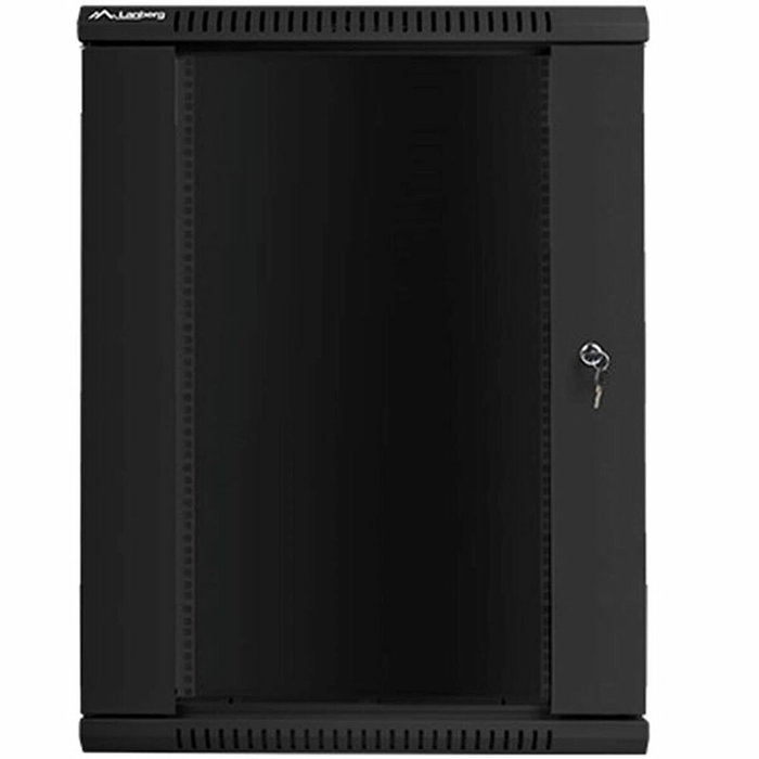 Lanberg WF01-6418-10B Armario Rack de Pared 18U Negro