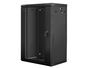 Lanberg WF01-6418-10B Armario Rack de Pared 18U Negro