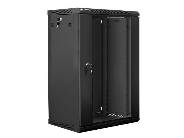 Lanberg WF01-6418-10B Armario Rack 18U Negro