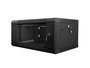 Lanberg WF01-6404-10B Armario Rack 4U 600x450mm Montaje en Pared Autoensamblable Negro IP20 Acero