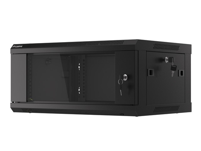 Lanberg Armario Rack Mural 4U WF01-6404-10B 600x450 mm Negro