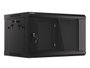 Lanberg Armario Rack 6U 600x450x368mm Negro