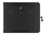 Lanberg Armario Rack 6U 600x450x368mm Negro