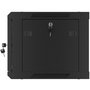Lanberg Armario Rack WF01-6406-10B Montaje Pared 6U 600x450x379mm Carga 60kg Negro