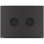 Lanberg Armario Rack WF01-6406-10B Montaje Pared 6U 600x450x379mm Carga 60kg Negro