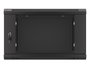 Lanberg Armario Rack 6U 600x600x379 mm Negro WF01-6606-10B
