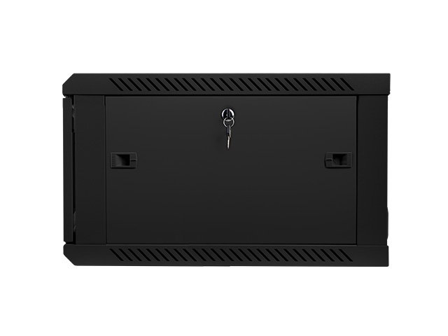 Lanberg WF01-6606-10B Armario Rack 6U 600x600x368mm Montaje en Pared Autoensamblaje Carga 60kg Negro IP20
