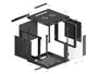 Lanberg Armario Rack 9U 600x600x501 mm Negro WF01-6609-10B