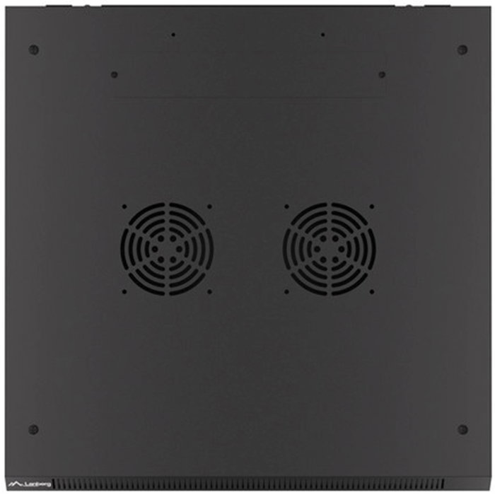 Lanberg WF01-6609-10B Armario Rack 9U 600x600x512mm Montaje en Pared Negro Capacidad 60kg