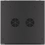 Lanberg WF01-6609-10B Armario Rack 9U 600x600x512mm Montaje en Pared Negro Capacidad 60kg