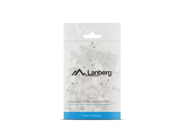 Lanberg PLU-6000 Conector RJ-45 Cat6 UTP Pack 100 uds Lanberg PLU-6000 Conector RJ-45 Cat6 UTP Pack 100 uds