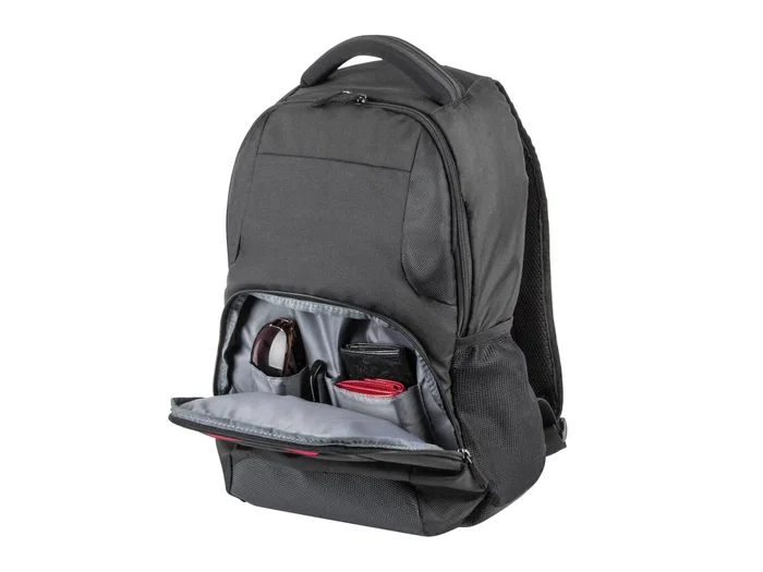 Natec Mochila para Portátil Eland 15.6" Negro Poliéster, Resistente al Polvo y Rayones, Capacidad 17L
