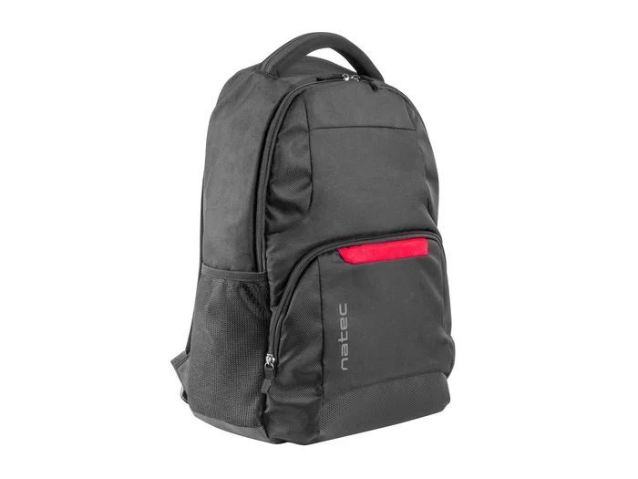 Natec Mochila para Portátil Eland 15.6" Negro Poliéster, Resistente al Polvo y Rayones, Capacidad 17L