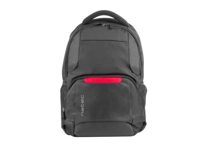 Natec Mochila para Portátil Eland 15.6" Negro Poliéster, Resistente al Polvo y Rayones, Capacidad 17L