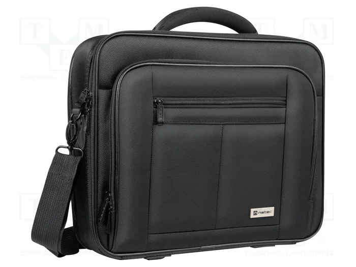 NATEC Boxer NTO-0392 Maletín Negro para Portátiles de 15.6 pulgadas