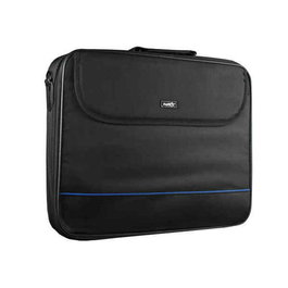 NATEC Impala Maletín para Portátil de 15.6 Pulgadas (39.6 cm) con Protección Anti-Choque, Color Negro
