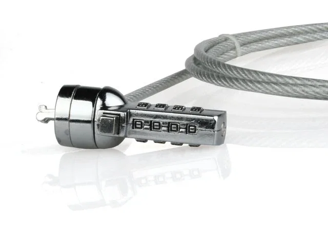 Natec Genesis Lobster Code - Cable de seguridad antirrobo con candado de combinación de 1.8 m, materiales plástico y acero, color metálico Natec Genesis Lobster Code - Cable de seguridad antirrobo con candado de combinación de 1.8 m, materiales plástico y acero, color metálico