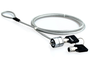 Natec Lobster Key Cable de Seguridad Antirrobo de 1,8 m con 2 Llaves, Metálico