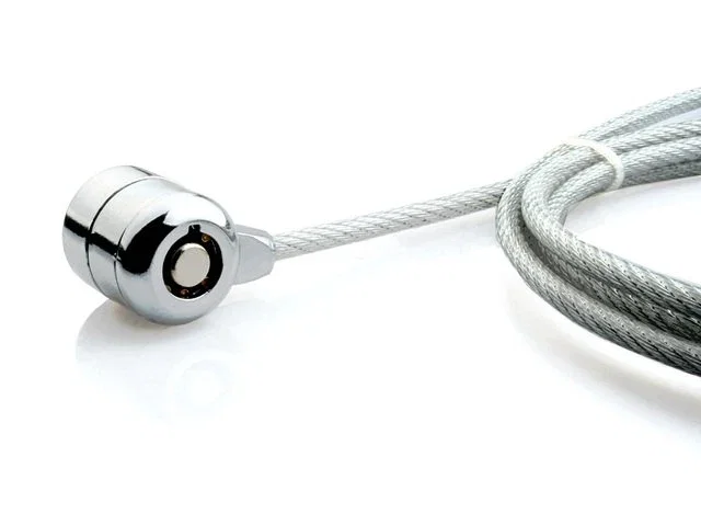 Natec Cable de Seguridad Antirrobo Lobster Key para Portátil, 1.8 m Metálico con 2 Llaves