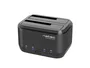 NATEC Kangaroo Dual Docking Station USB 3.0 para HDD/SSD SATA 2.5"/3.5" (Hasta 8 TB) - Adaptador AC Incluido