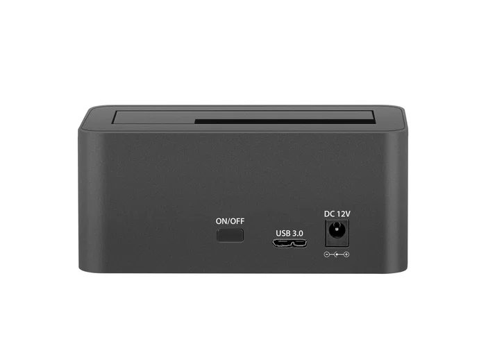 Natec Kangaroo Base/Docking Station para HDD/SSD SATA de 2.5''/3.5'' hasta 8TB, USB 3.2 Gen 1 (USB 3.0) Type-A, Negro, con Adaptador AC