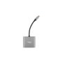 Natec Fowler Mini Adaptador Multipuerto USB-C a HDMI y USB 3.2 Gris
