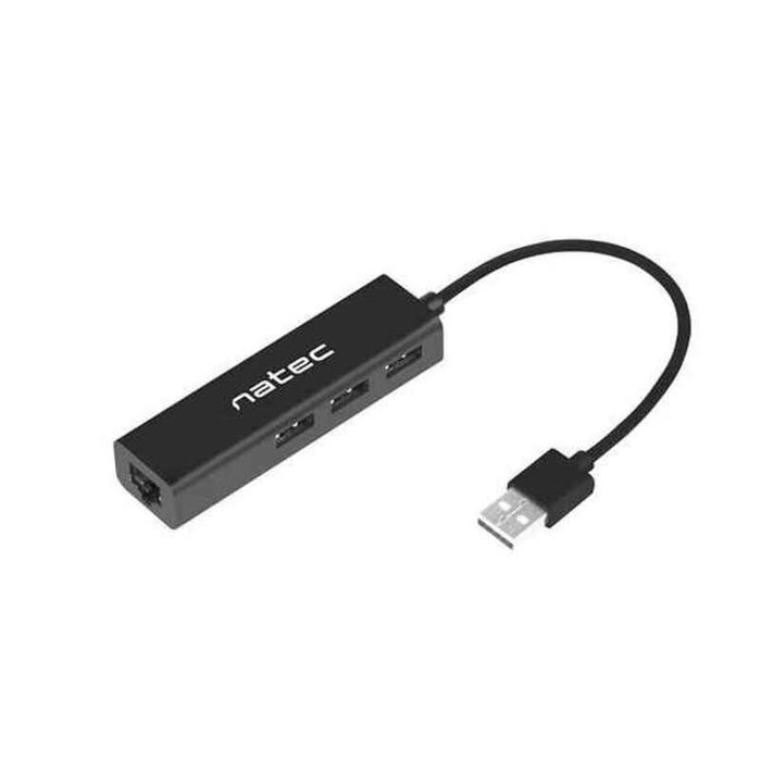 NATEC Dragonfly USB 2.0 Negro Hub