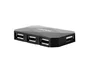 Natec NHU-0647 Hub USB 2.0 de 4 Puertos, 480 Mbit/s, Cable de 0.6m, Negro