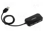 NATEC NHU-0647 Hub USB 2.0 Negro