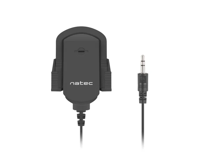 Natec NMI-1352 Micrófono con pinza de enganche Negro