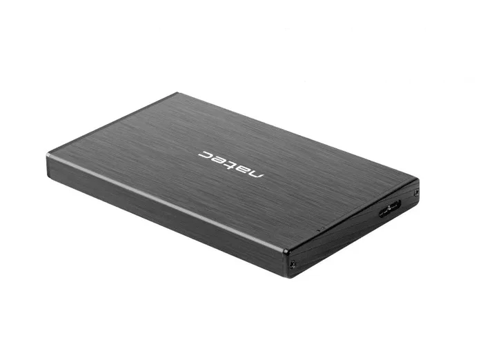 NATEC NKZ-0941 Carcasa de Disco Duro/SSD 2.5 pulgadas Negro Aluminio