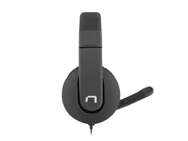 Natec Rhea - Auriculares Alámbricos para Gaming de Diadema Supraaurales, Color Negro, Micrófono Integrado, Frecuencia 20-20000 Hz
