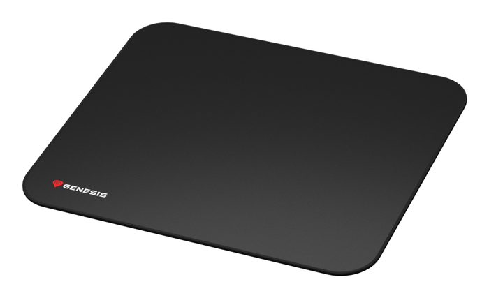 GENESIS Control 500 S Logo Alfombrilla de ratón para juegos Negro Tela Caucho Base antiderrapante 250x210mm