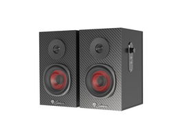 GENESIS Helium 200 Altavoces de 1 vía Alámbrico 20W Negro, Rojo