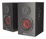 Genesis GENESIS Helium 200 - Altavoces 2.0 para PC, 20 W RMS, Frecuencia 20-20000 Hz, Caja de Madera, Color Negro y Rojo, Conexión Alámbrica (3.5 mm y Mic)