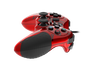 GENESIS MANGAN 200 Gamepad para PC, Rojo, USB 2.0, Control Analógico/Digital con 15 Botones, Vibración, Cable 1.8m, Compatible con Windows 10/8/7/XP