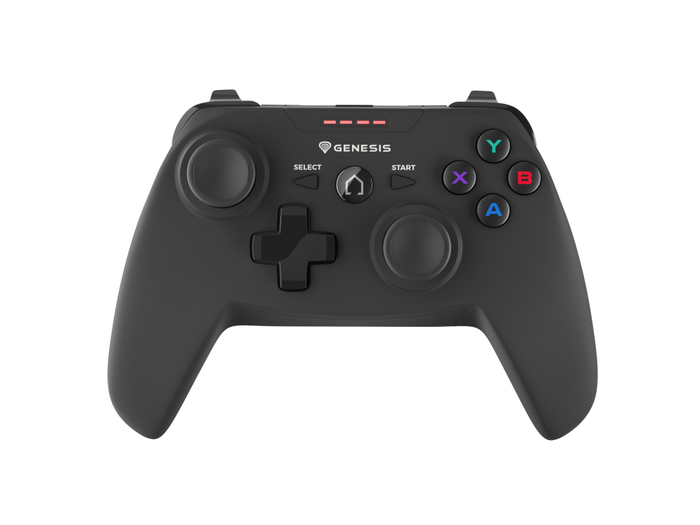 Genesis PV58 Gamepad Inalámbrico RF Negro para PC y PlayStation 3 Analógico con Vibración y Superficie Engomada Genesis PV58 Gamepad Inalámbrico RF Negro para PC y PlayStation 3 Analógico con Vibración y Superficie Engomada