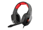 GENESIS H59 Auriculares Gaming de Diadema con Micrófono, Negro y Rojo