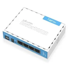 Mikrotik hAP lite Blanco Router Inalámbrico Wi-Fi 2.4GHz Ethernet LAN 10/100Mbit/s 3W