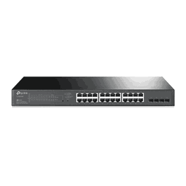 TP-Link TL-SG2428P Switch Gigabit PoE Managed 24 Puertos, Negro