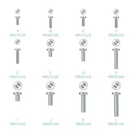 TooQ SSK4820 Kit de Montaje Universal para Pantallas con Tornillería y Separadores Incluidos