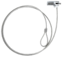 Tooq Cable de Seguridad con Combinación TQCLKC0015, 1,5m, Plata