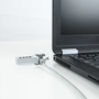 Tooq Cable de Seguridad con Combinación TQCLKC0015, 1,5m, Plata