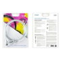 Tooq Cable de Seguridad con Combinación TQCLKC0015, 1,5m, Plata
