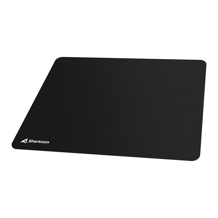 Sharkoon 1337 Gaming Mat V2, Alfombrilla de ratón para juegos XL, 444 mm x 355 mm, Negro, Base antiderrapante