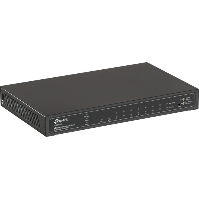 TP-Link SG2210P Omada Switch con 8 Puertos Gigabit PoE+ y 2 SFP
