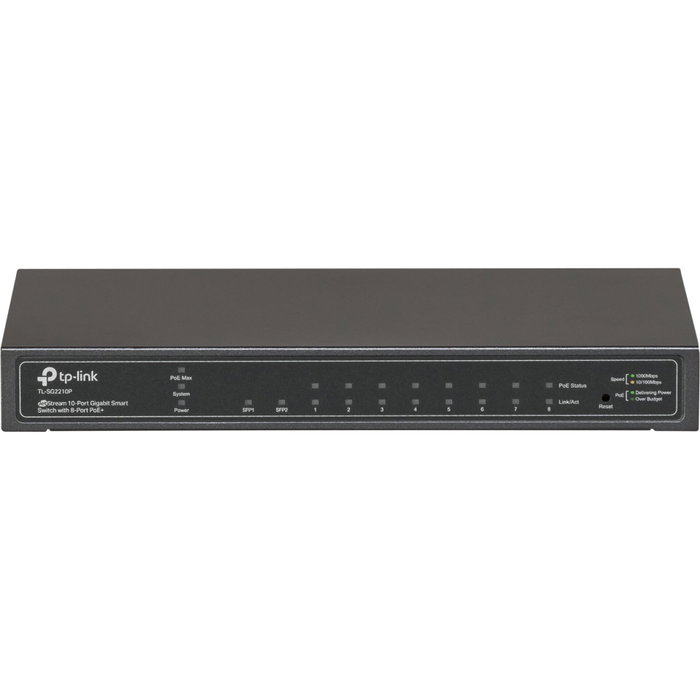 TP-Link SG2210P Omada Switch con 8 Puertos Gigabit PoE+ y 2 SFP